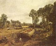 Bootsbau in Flatford John Constable